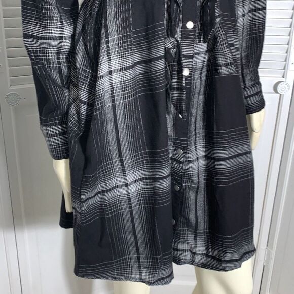 Maurices Plaid Belted Shirt Dress Women’s Size XXL - Picture 4 of 16